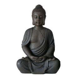 Boltze Statuette Buddha Jarven - Résine synthétique - Doré