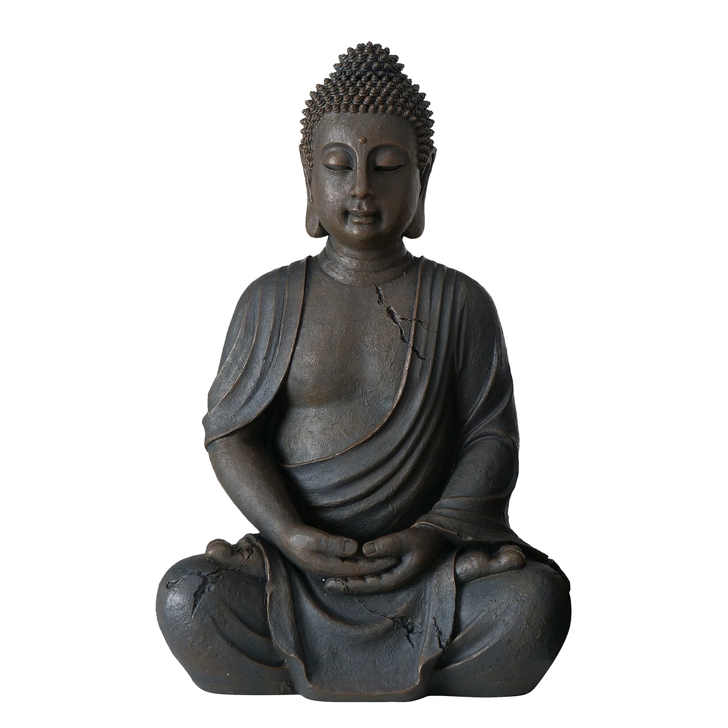 Boltze Statuette Buddha Jarven - Résine synthétique - Doré 1 Boltze Statuette Buddha Jarven - Résine synthétique - Doré