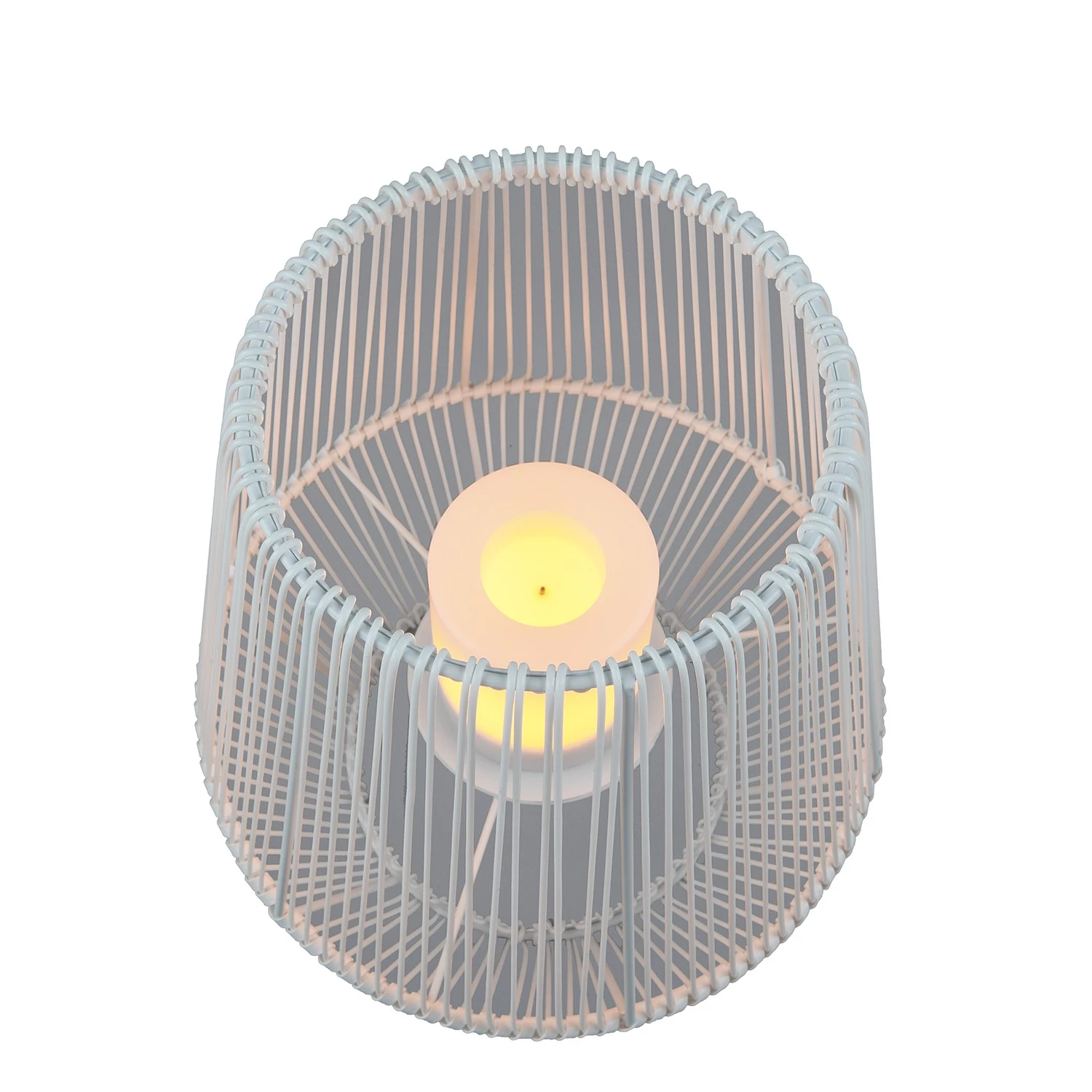 Reality Leuchten Borne éclairage extérieur Mineros - Polyacrylique - Blanc - Hauteur : 31 cm 2 Reality Leuchten Borne éclairage extérieur Mineros - Polyacrylique - Blanc - Hauteur : 31 cm – Image 2