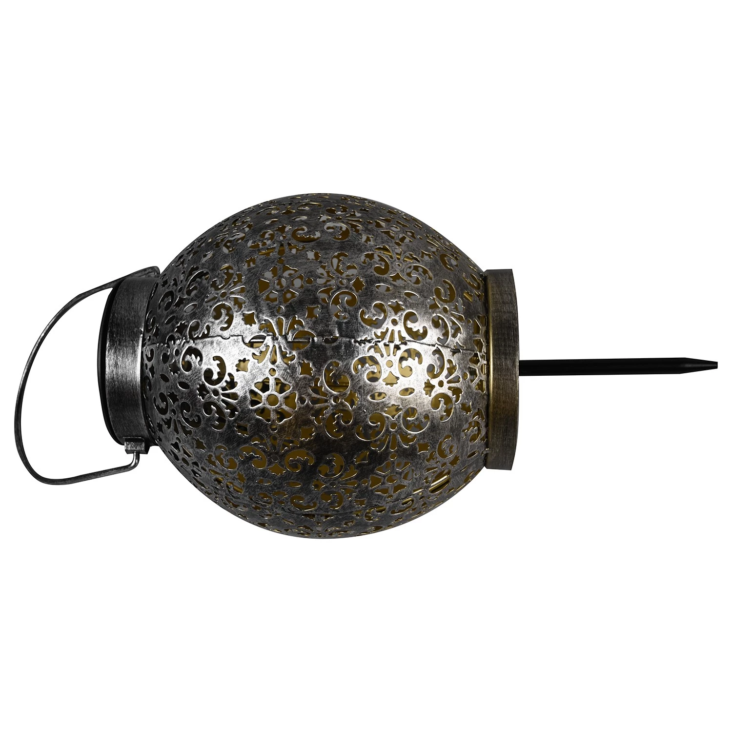 Reality Leuchten Borne éclairage extérieur Camiri - Fer - 1 ampoule - Argenté 3 Reality Leuchten Borne éclairage extérieur Camiri - Fer - 1 ampoule - Argenté – Image 3