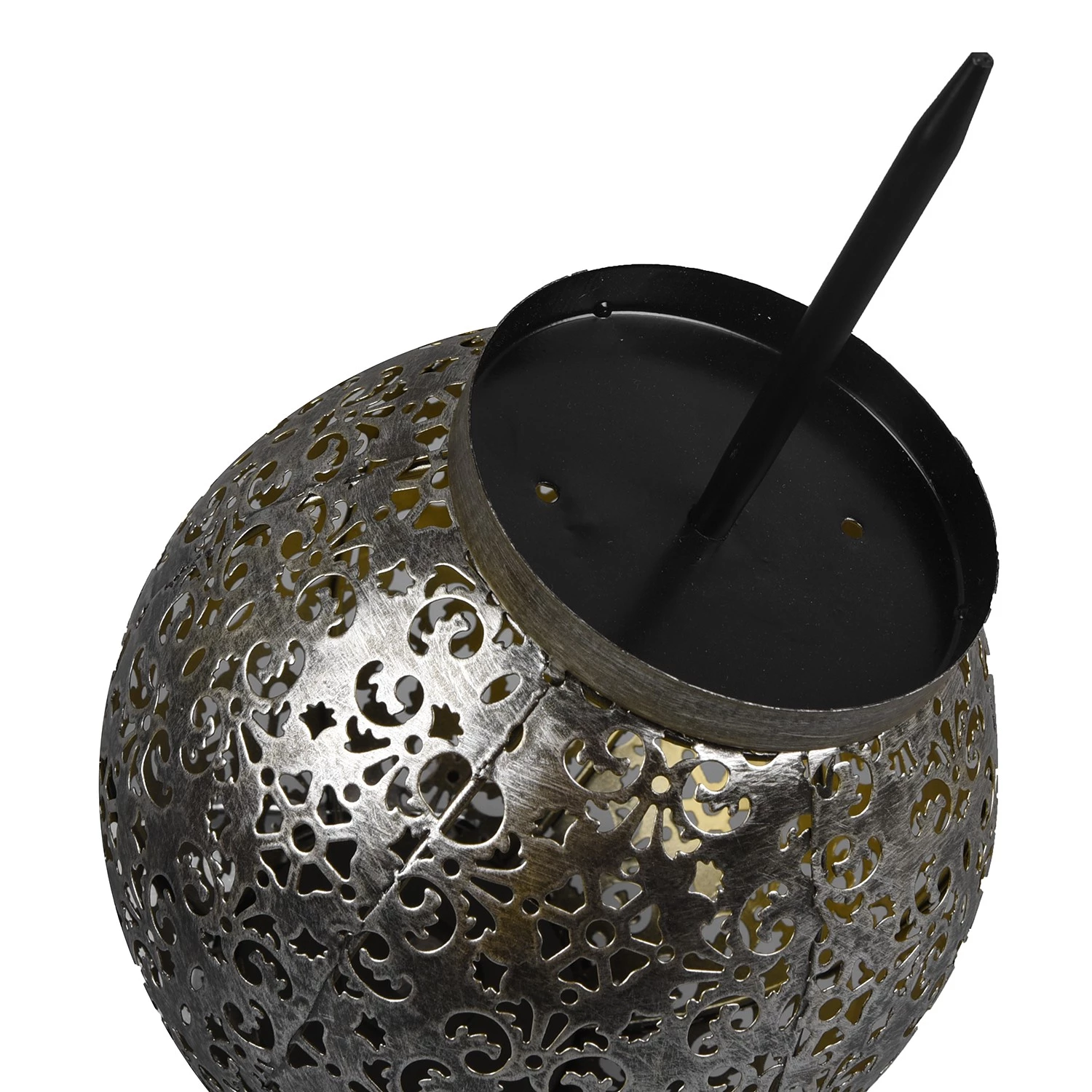 Reality Leuchten Borne éclairage extérieur Camiri - Fer - 1 ampoule - Argenté 5 Reality Leuchten Borne éclairage extérieur Camiri - Fer - 1 ampoule - Argenté – Image 5