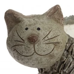 My Flair Pot de fleur Chat - Résine artificielle / Polyrésine - Naturel -Pas Cher Décoration Magasin 1000265606 210520 16213900008 DETAILS P000000001000265606