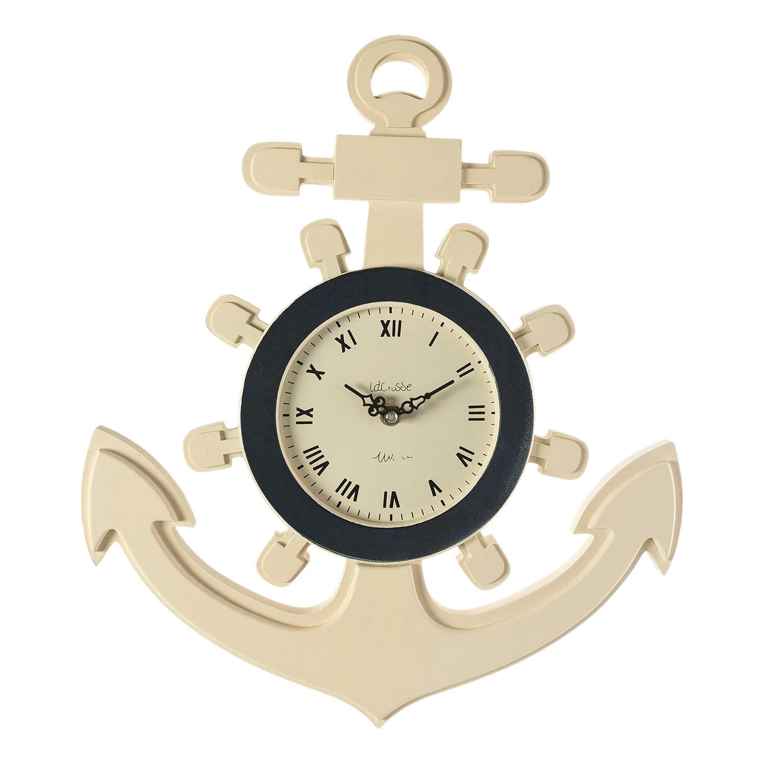 My Flair Horloge murale Wipert - Sapin - Blanc 1 My Flair Horloge murale Wipert - Sapin - Blanc