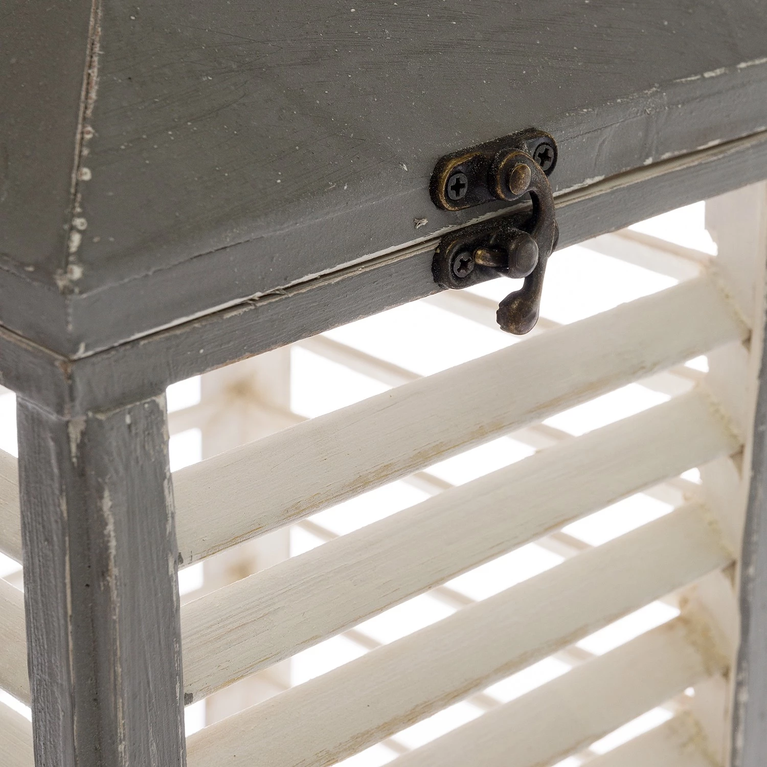 My Flair Lanterne Agda - Verre transparent / Sapin - Blanc cassé 5 My Flair Lanterne Agda - Verre transparent / Sapin - Blanc cassé – Image 5