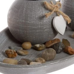 My Flair Bougeoir avec plateau Teresa - Sapin - Gris -Pas Cher Décoration Magasin 1000265713 210520 16220200451 DETAILS P000000001000265713