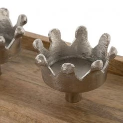 My Flair Bougeoir Couronnes - Pin - Marron -Pas Cher Décoration Magasin 1000265722 210520 16220300477 DETAILS P000000001000265722