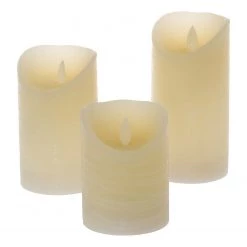 My Flair Bougies LED Nature (3 éléments) - Blanc -Pas Cher Décoration Magasin 1000265724 210520 16220300485 DETAILS P000000001000265724