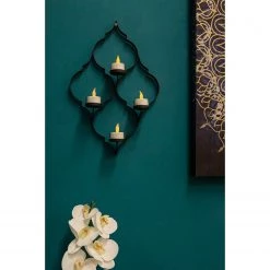 My Flair Bougeoir Aaron - Verre transparent / Fer - Noir -Pas Cher Décoration Magasin 1000265737 210520 16220500530 MOOD DETAILS P000000001000265737 mood