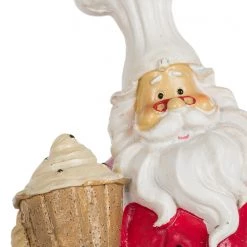 My Flair Père Noël et boulangère (2 éléments) - Résine artificielle / Polyrésine - Blanc -Pas Cher Décoration Magasin 1000265738 210520 16220600537 DETAILS P000000001000265738