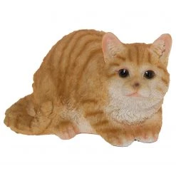 My Flair Figurine Chat Lulu - Résine artificielle / Polyrésine - Naturel