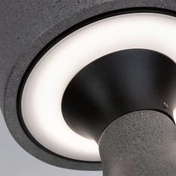 Paulmann Borne éclairage extérieur Concrea - Béton - 1 ampoule 12 Paulmann Borne éclairage extérieur Concrea - Béton - 1 ampoule -Pas Cher Décoration Magasin 1000270152 210721 11462500398 DETAILS P000000001000270152