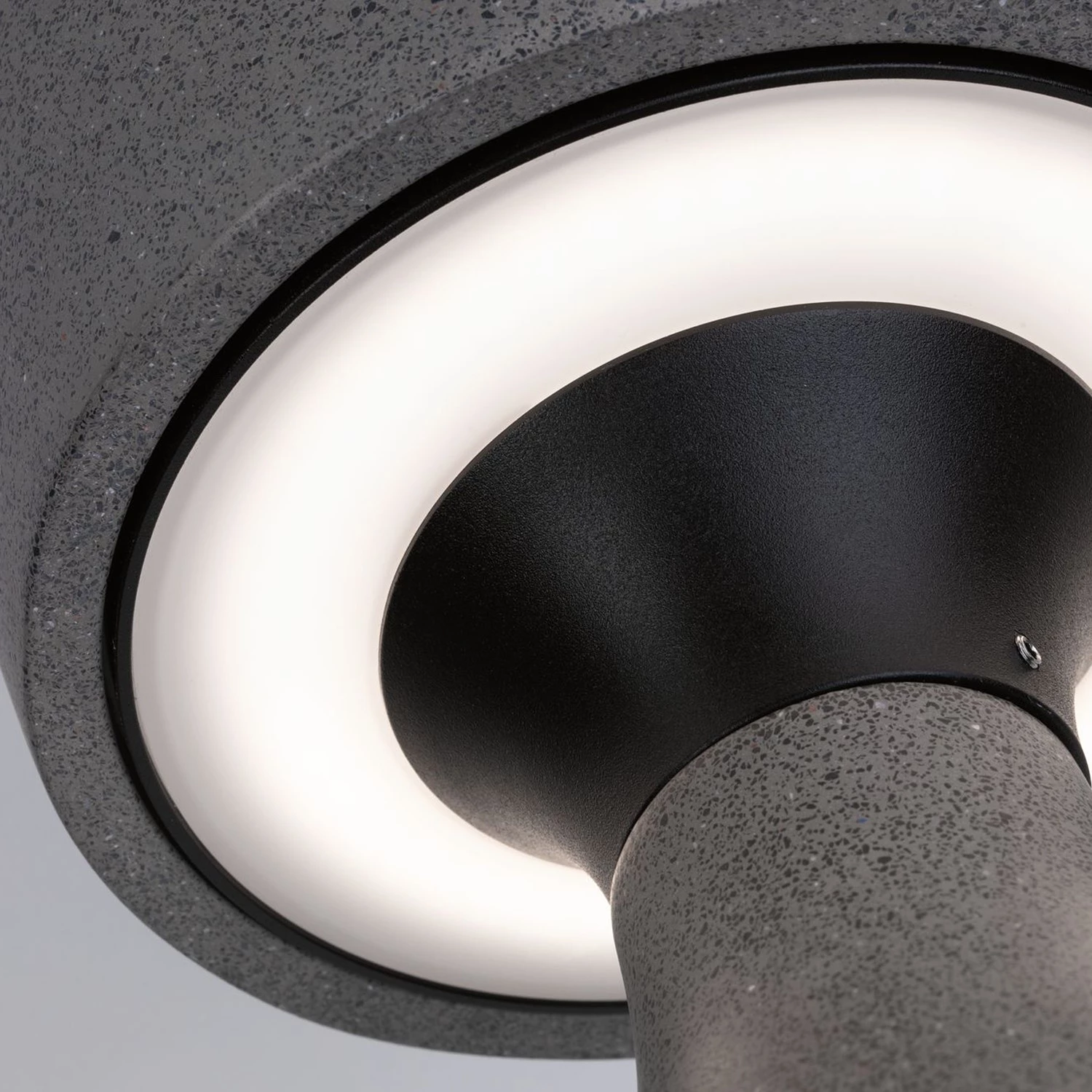 Paulmann Borne éclairage extérieur Concrea - Béton - 1 ampoule 6 Paulmann Borne éclairage extérieur Concrea - Béton - 1 ampoule – Image 6