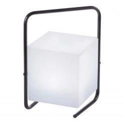 Leuchten Direkt Borne éclairage extérieur Keno III - Polyéthylène / Fer - 1 ampoule