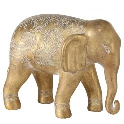 Boltze Figurine Samuel - Résine synthétique - Doré