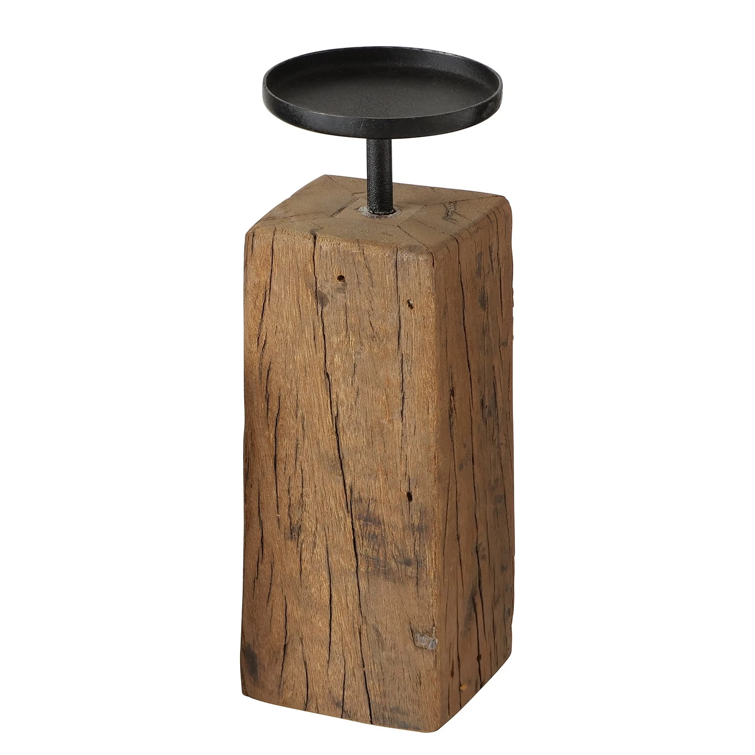 Boltze Chandeliers Solea (3 éléments) - Bois recyclé - Marron / Noir 2 Boltze Chandeliers Solea (3 éléments) - Bois recyclé - Marron / Noir – Image 2