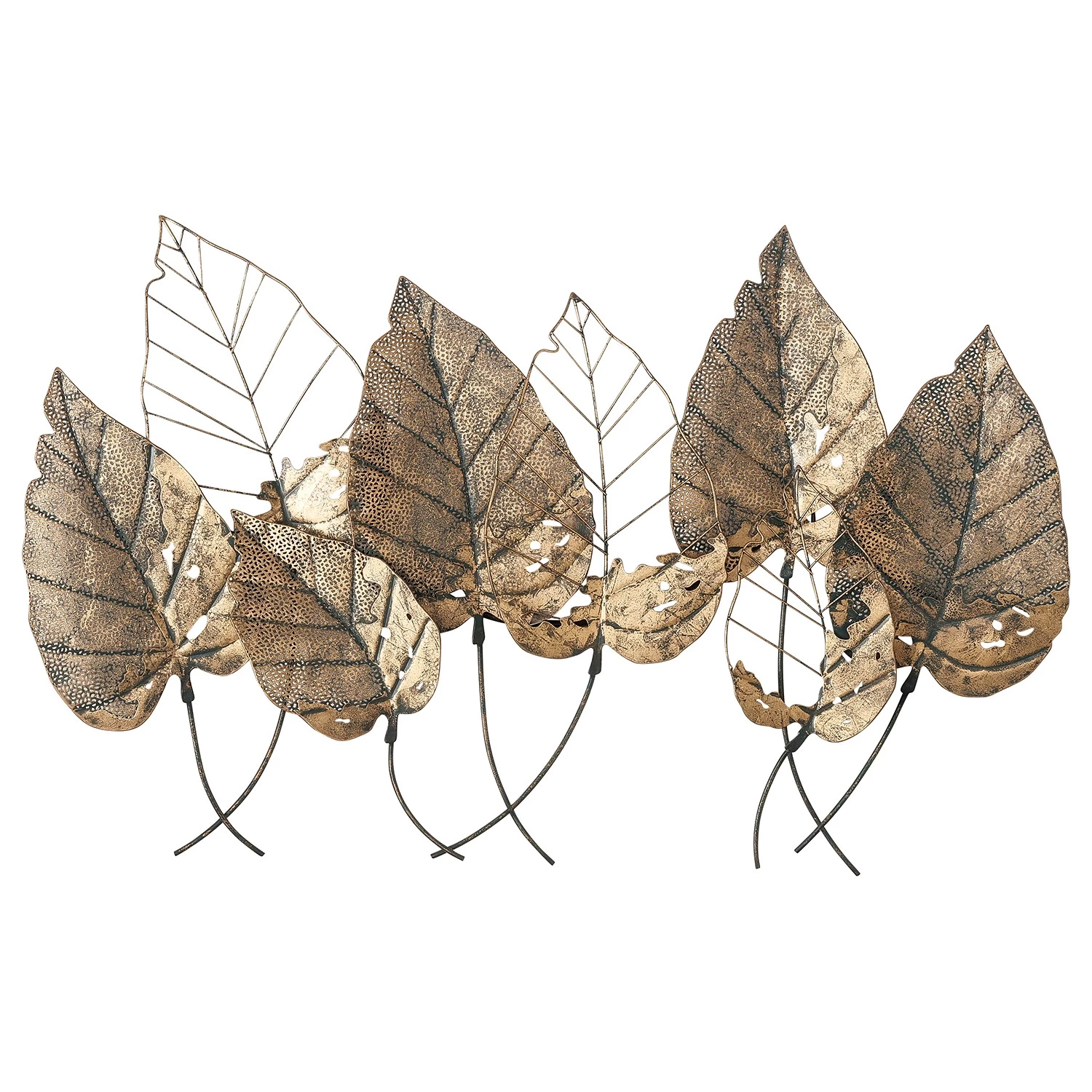 Boltze Décoration murale Herbo II - Fer - Laiton 1 Boltze Décoration murale Herbo II - Fer - Laiton