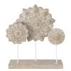 Boltze Objet déco Coiba I - Résine - Blanc / Beige
