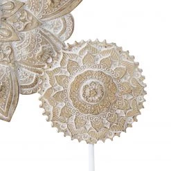 Boltze Objet déco Coiba I - Résine - Blanc / Beige -Pas Cher Décoration Magasin 1000270802 210608 06240700169 DETAILS P000000001000270802