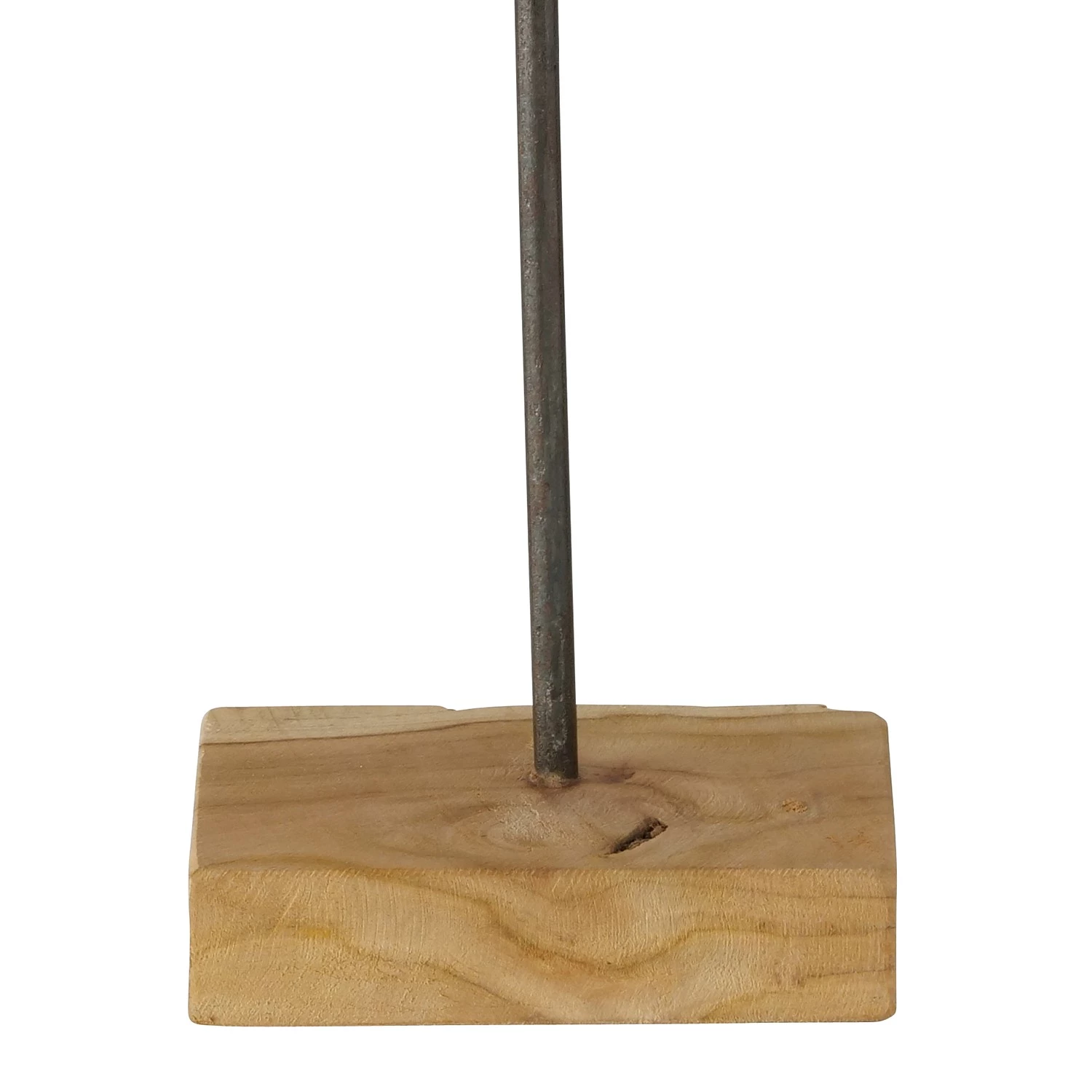 Boltze Objet déco Papan - Aluminium / Manguier - Beige 3 Boltze Objet déco Papan - Aluminium / Manguier - Beige – Image 3