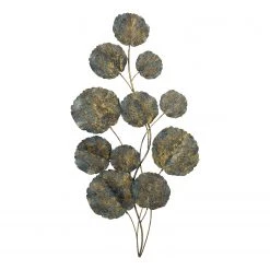 Boltze Décoration murale Verena - Fer - Noir / Doré