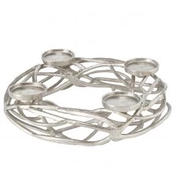 Boltze Chandelier Ringval - Aluminium - Argenté