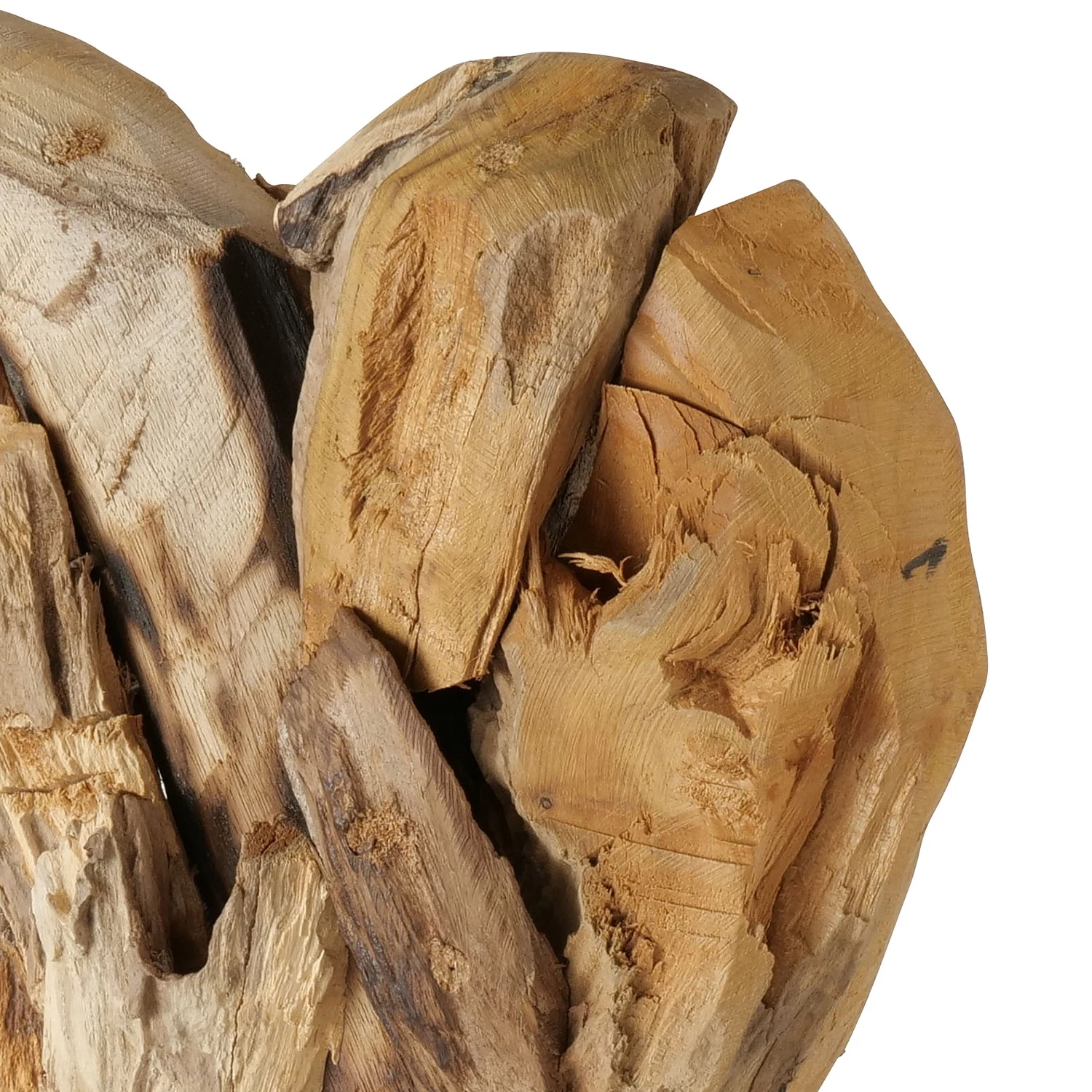 Boltze Objet déco Waru I - Fer / Teck - Beige 2 Boltze Objet déco Waru I - Fer / Teck - Beige – Image 2