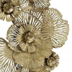 Boltze Décoration murale Fleur - Fer - Doré -Pas Cher Décoration Magasin 1000270833 210608 06241700272 DETAILS P000000001000270833