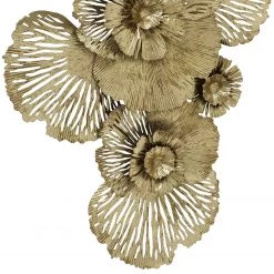 Boltze Décoration murale Fleur - Fer - Doré -Pas Cher Décoration Magasin 1000270833 210608 06241700273 DETAILS P000000001000270833