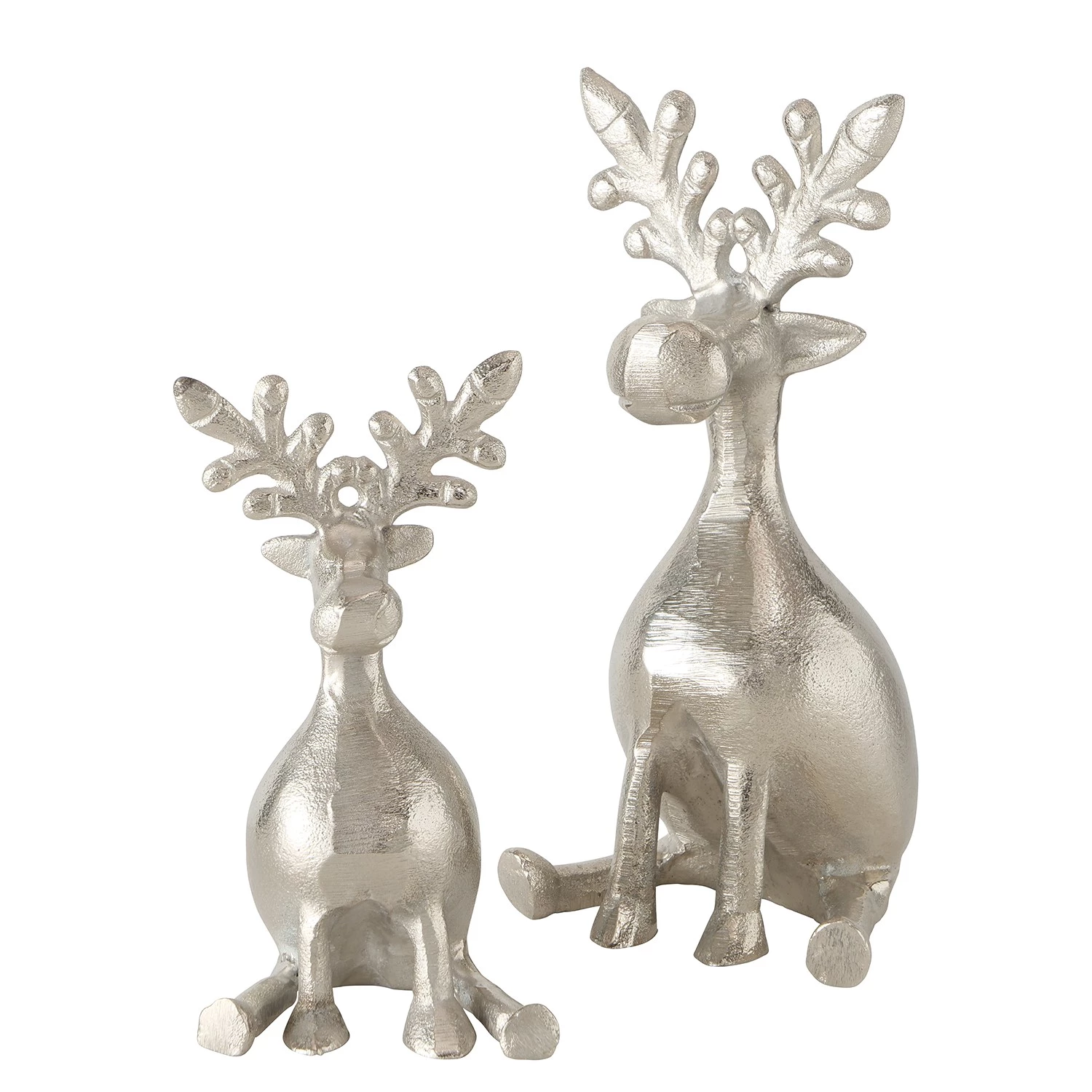 Boltze Figurines Tarnow (2 éléments) - Aluminium - Argenté 1 Boltze Figurines Tarnow (2 éléments) - Aluminium - Argenté