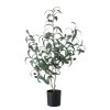 Boltze Arbre déco Avery - Matière plastique - Vert / Noir
