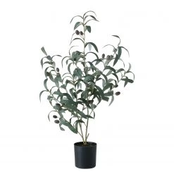 Boltze Arbre déco Avery - Matière plastique - Vert / Noir