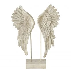 Boltze Objet déco Cosmo - Résine - Blanc / Beige