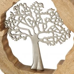 Boltze Objet déco Tree - Aluminium / Manguier - Beige / Argenté 6 Boltze Objet déco Tree - Aluminium / Manguier - Beige / Argenté -Pas Cher Décoration Magasin 1000270885 210608 06243700440 DETAILS P000000001000270885