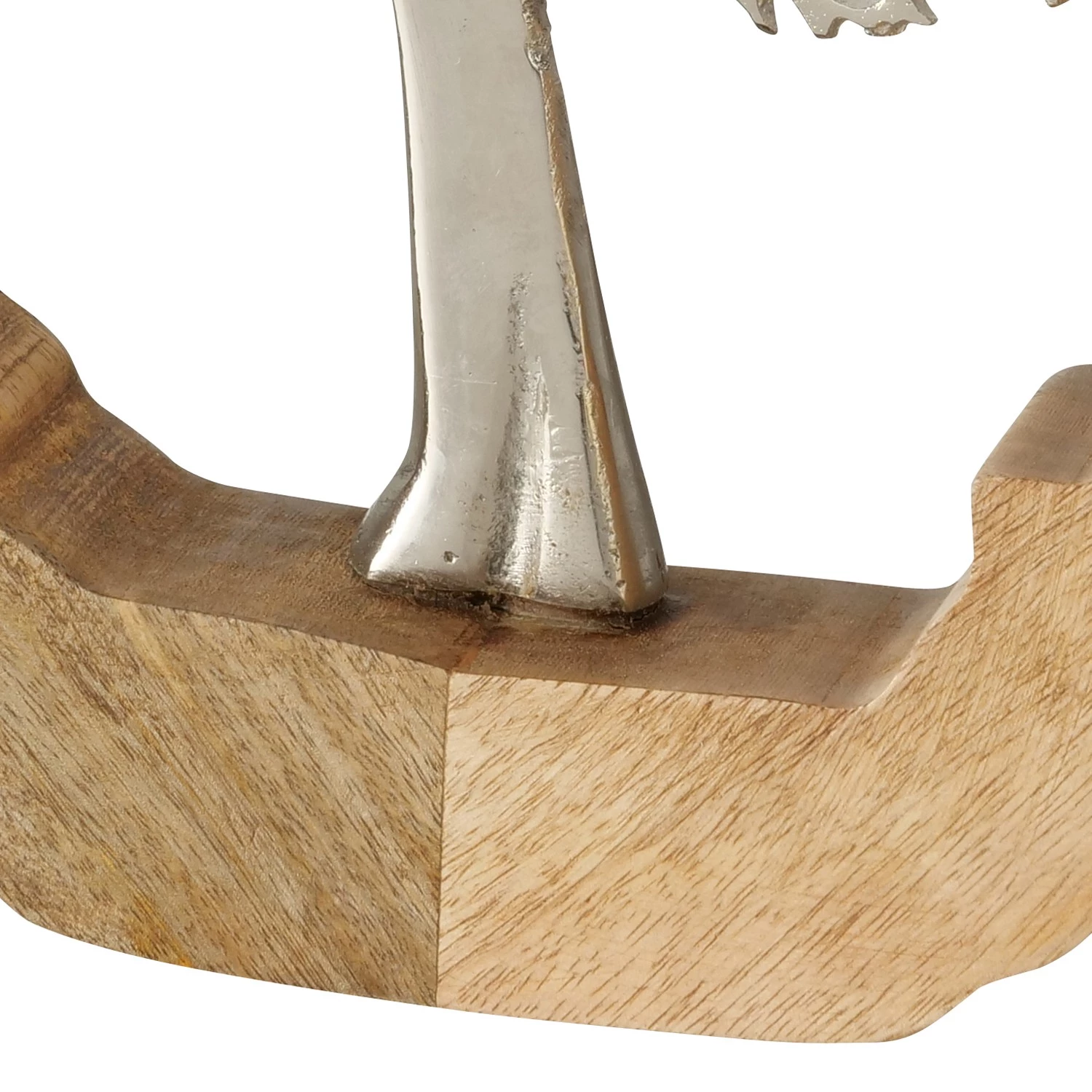 Boltze Objet déco Tree - Aluminium / Manguier - Beige / Argenté 4 Boltze Objet déco Tree - Aluminium / Manguier - Beige / Argenté – Image 4