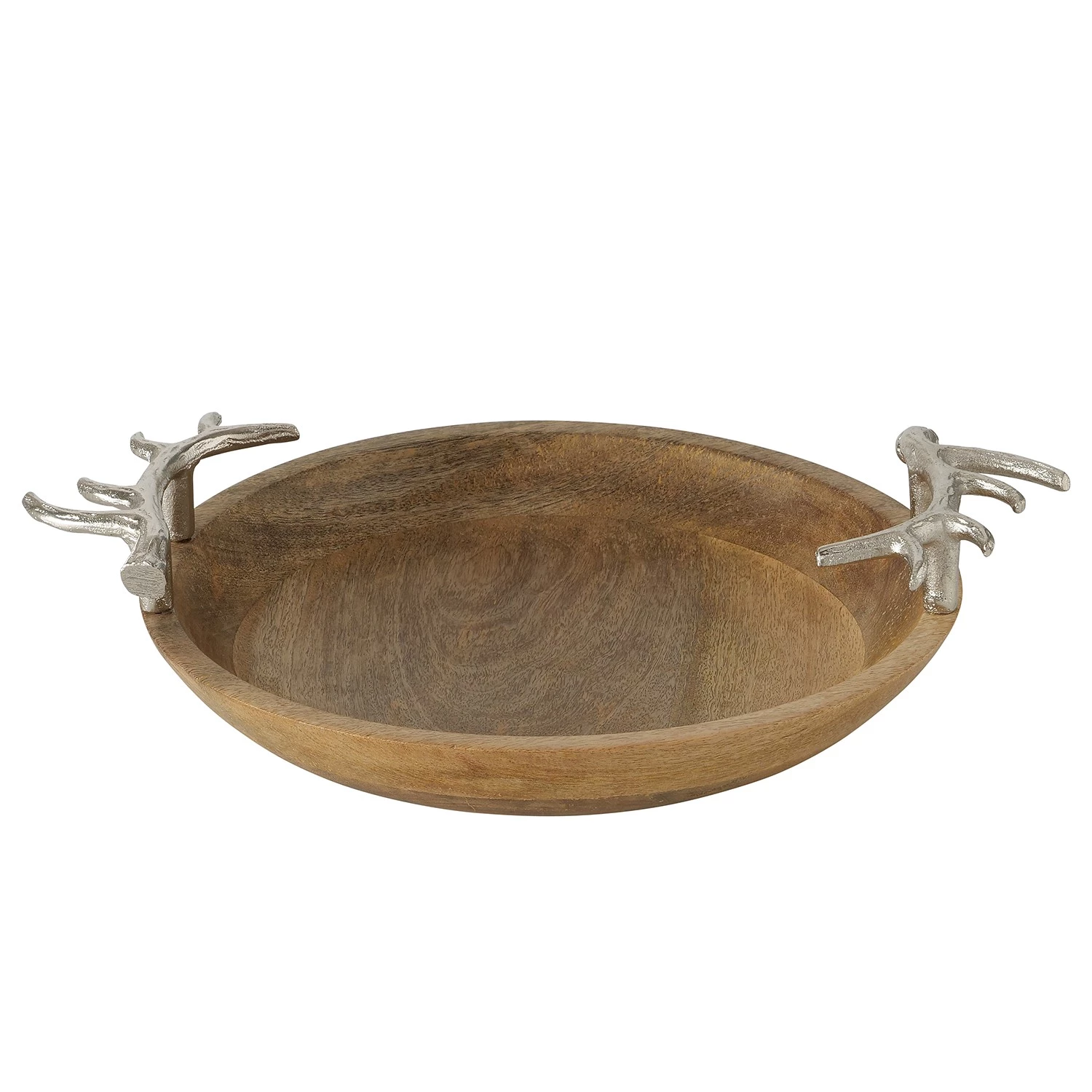 Boltze Bol Ternberg - Aluminium / Manguier - Marron / Argenté 1 Boltze Bol Ternberg - Aluminium / Manguier - Marron / Argenté