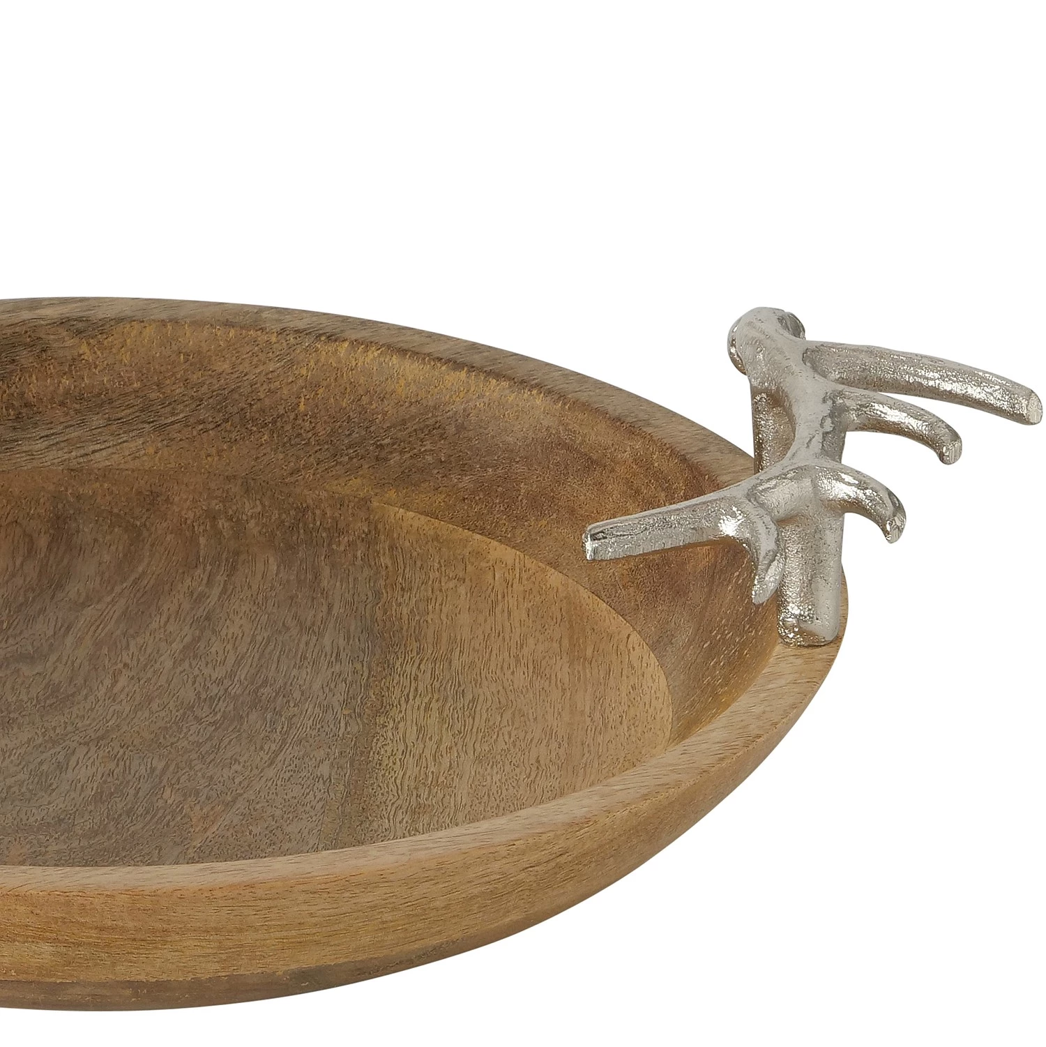 Boltze Bol Ternberg - Aluminium / Manguier - Marron / Argenté 3 Boltze Bol Ternberg - Aluminium / Manguier - Marron / Argenté – Image 3