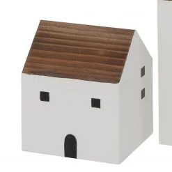 Boltze Objets déco Gotan (3 éléments) - Sapin / MDF - Blanc / Marron -Pas Cher Décoration Magasin 1000270911 210608 06244800525 DETAILS P000000001000270911