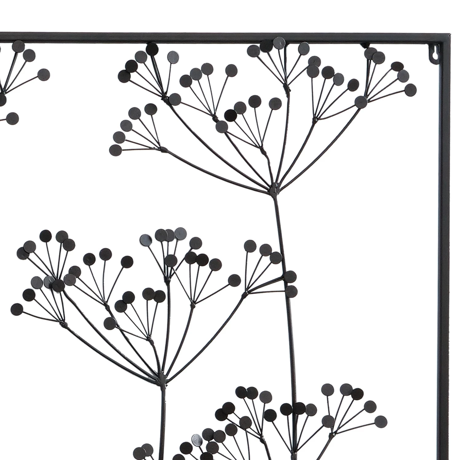 Boltze Décoration murale Lontana - Fer - Noir 2 Boltze Décoration murale Lontana - Fer - Noir – Image 2