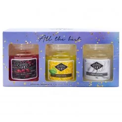 Candle-Brothers Bougies parfumées Best (lot de 3) - Mélange de cire de soja - Multicolore
