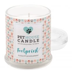 PetHouse Candle Bougie parfumée Eucalypthus & Spearmint - Mélange de cire de soja - Multicolore