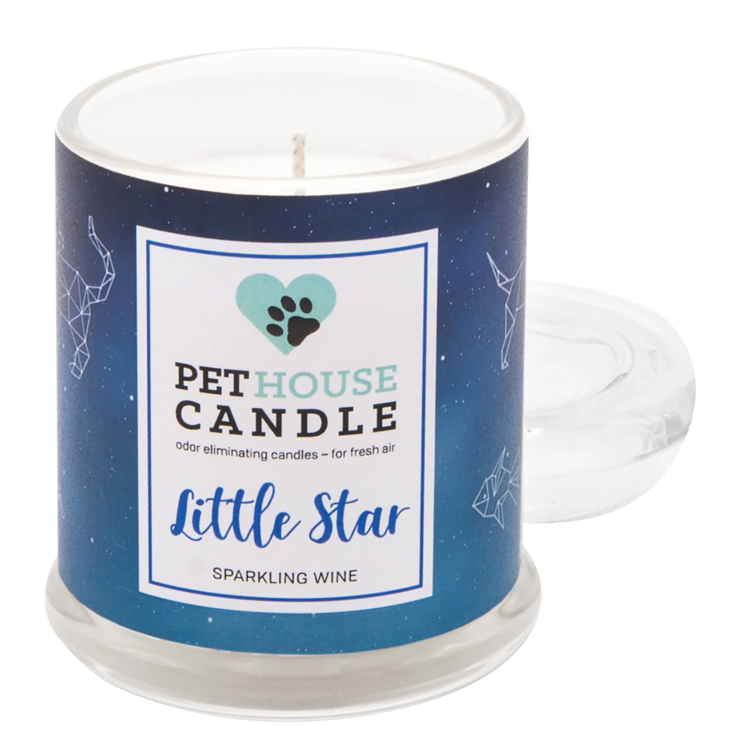 PetHouse Candle Bougie parfumée Sparkling Wine - Mélange de cire de soja - Bleu 1 PetHouse Candle Bougie parfumée Sparkling Wine - Mélange de cire de soja - Bleu