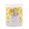 Ted & Friends Bougie parfumée Peachy Citron - Mélange de cire de soja - Jaune / Orange