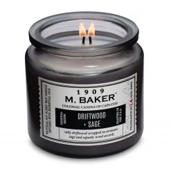 Colonial Candle Bougie parfumée Driftwoo and Sage - Mélange de cire de soja - Noir - 396 g 5 Colonial Candle Bougie parfumée Driftwoo and Sage - Mélange de cire de soja - Noir - 396 g -Pas Cher Décoration Magasin 1000271503 210625 16471200092 DETAILS P000000001000271503
