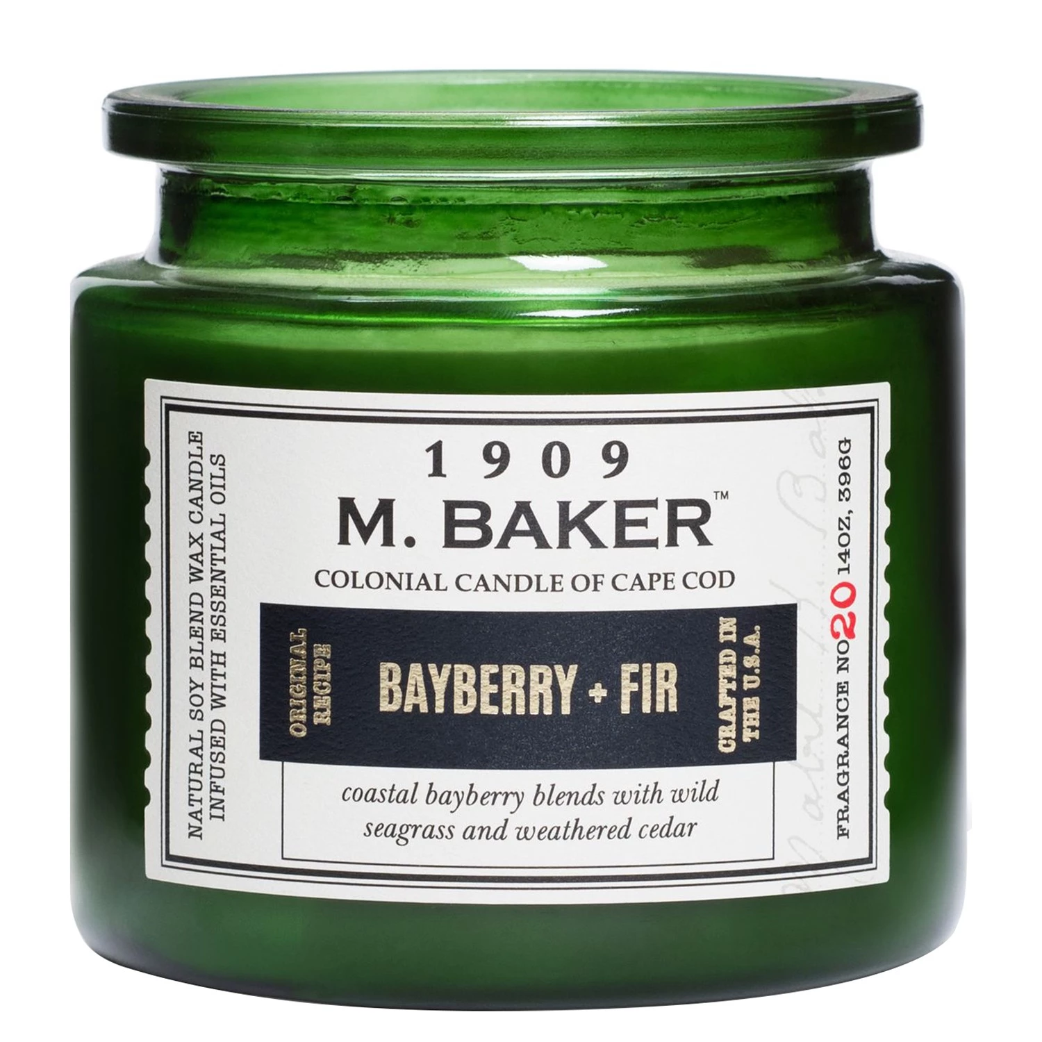 Colonial Candle Bougie parfumée Bayberry and Fir - Mélange de cire de soja - Vert - 396 g 2 Colonial Candle Bougie parfumée Bayberry and Fir - Mélange de cire de soja - Vert - 396 g – Image 2