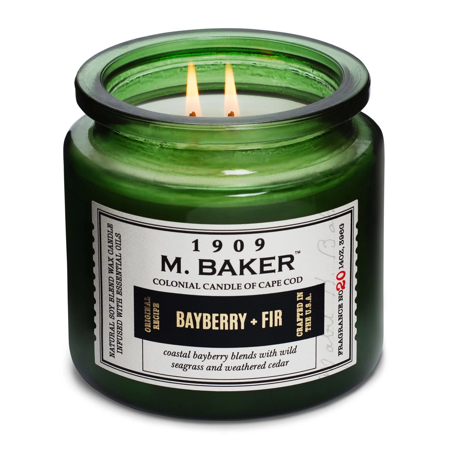 Colonial Candle Bougie parfumée Bayberry and Fir - Mélange de cire de soja - Vert - 396 g 3 Colonial Candle Bougie parfumée Bayberry and Fir - Mélange de cire de soja - Vert - 396 g – Image 3