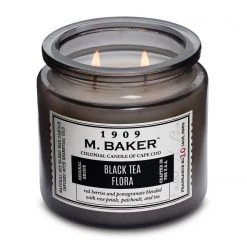 Colonial Candle Bougie parfumée Black Tea Flora - Mélange de cire de soja - Noir - 396 g -Pas Cher Décoration Magasin 1000271515 210625 16470800080 DETAILS P000000001000271515