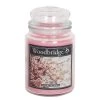 Woodbridge Candle Bougie parfumée Cherry Blossom - Cire de paraffine - Rose - 565 g
