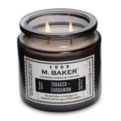 Colonial Candle Bougie parfumée Tobacco and Cardamom - Mélange de cire de soja - Noir - 396 g -Pas Cher Décoration Magasin 1000271519 210625 16473500097 DETAILS P000000001000271519