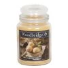 Woodbridge Candle Bougie parfumée Creamy Vanilla - Cire de paraffine - Jaune - 565 g