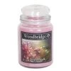 Woodbridge Candle Bougie parfumée Morning Dew - Cire de paraffine - Rose - 565 g